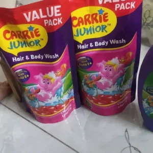 Combo 2 Túi Sữa Tắm Gội thiên nhiên Sạch Dịu Nhẹ & ẩm mịn Cho Bé Carrie Junior Cheeky Cherry 500g x2 (quà mùi ngẫu nhiên