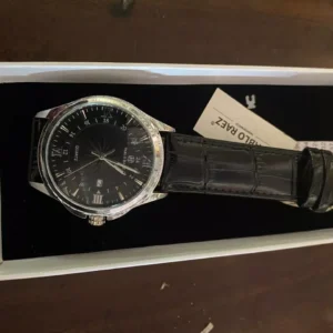 Đồng hồ nam chính hãng PABLO RAEZ dây da cao cấp có lịch ngày dạ quang cao cấp U850 CARIENT