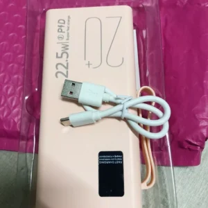Bộ sạc dự phòng mini GOOJODOQ 22,5w Màn hình LED 20000mAh có chế độ đèn pin
