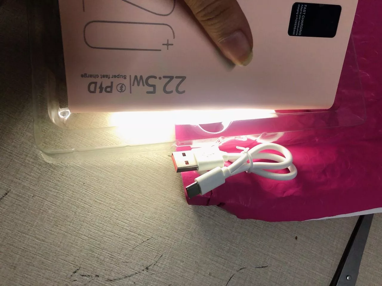 Bộ sạc dự phòng mini GOOJODOQ 22,5w Màn hình LED 20000mAh có chế độ đèn pin