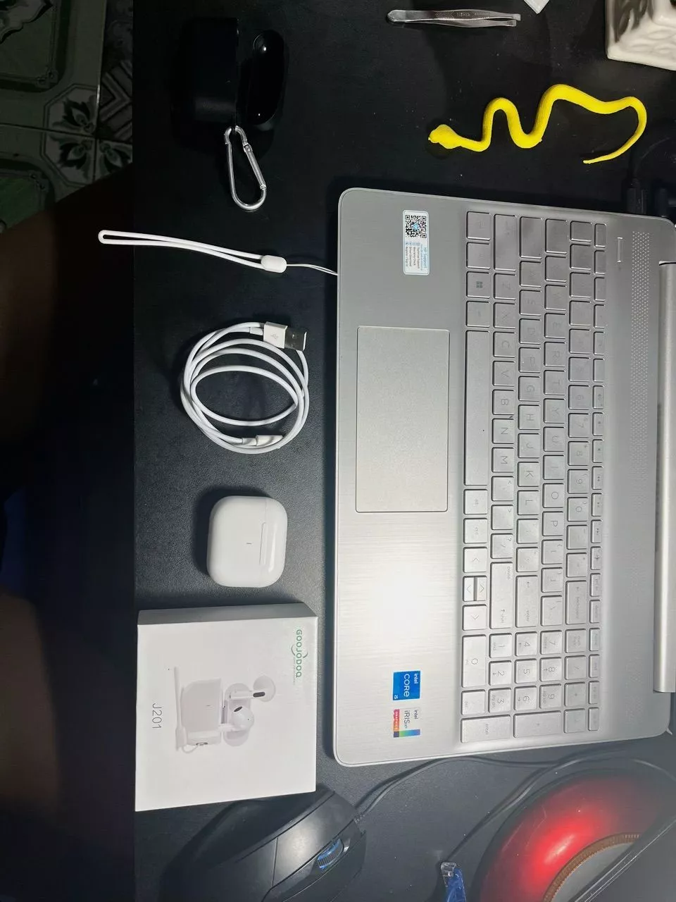GOOJODOQ J201 IPX5 chống nước, giảm tiếng ồn, tai nghe không dây,tai nghe Bluetooth 5.3 tích hợp micro, âm thanh tốt.