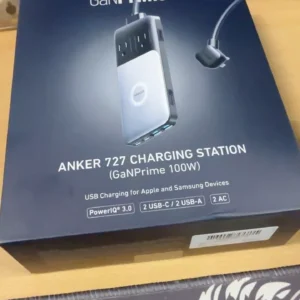 Trạm sạc đa năng Anker 727 GaNPrime 100W 2 cổng USB-C, 2 cổng USB-A và 2 ổ cắm AC sạc cùng lúc 6 thiết bị - A9126
