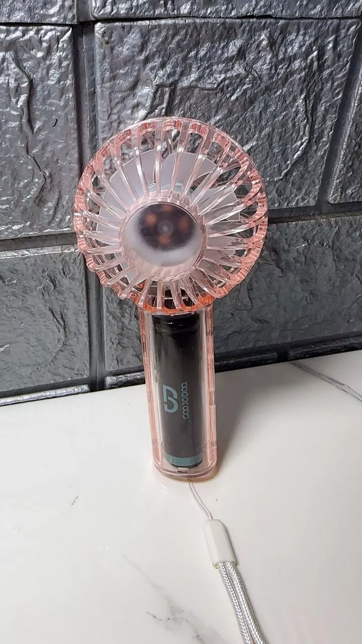 Quạt mini Goojodoq 3 tốc độ có thể gập lại quạt cầm tay nhỏ cầm tay đi kèm dây buộc