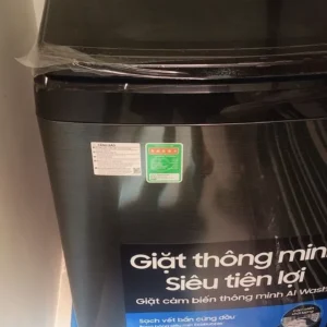 Máy Giặt Samsung Bespoke AI Cửa Trên 13 kg WA80F13S5BSV - AI Wash cảm biến bảo vệ vải, màu Đen