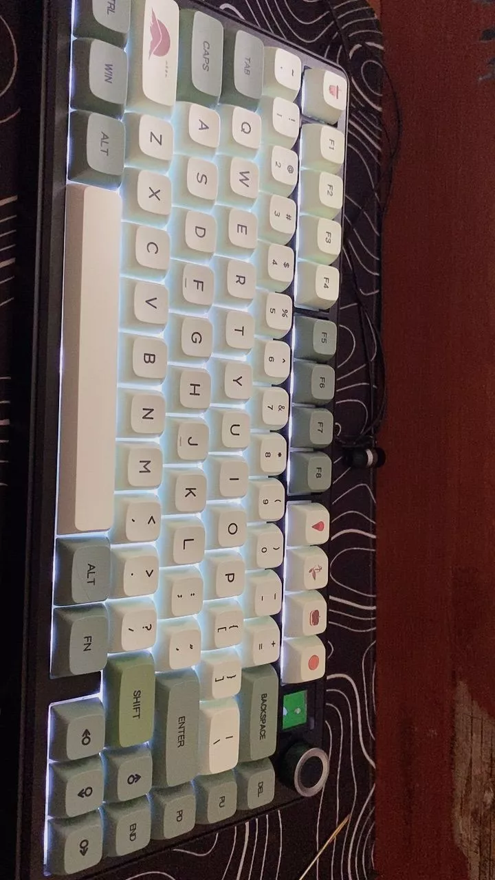 Bàn phím cơ Aula F75 - 3 mode kết nối- Mạch Xuôi - Hỗ trợ hotswap 5 pin - LED RGB - Có App - Full Foam