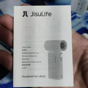 Quạt Cầm Tay Cao Cấp JISULIFE Ultra1 FA55 18W 9000mAh Sạc Nhanh - Đèn LED Hiển Thị - Sử Dụng 1H-6H | Bảo Hành Chính Hãng