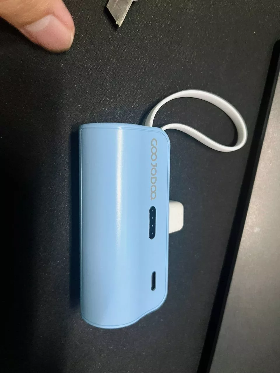 GOOJODOQ 4000mAh Mini Power Bank Sạc di động Type-C và phích cắm cho điện thoại/đồng hồ/tai nghe