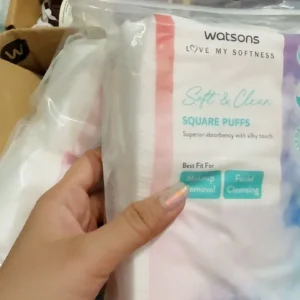 Bông Tẩy Trang Watsons Square Puffs 150S+40%