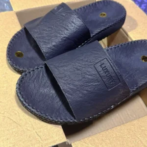 Dép Doctor Quai Ngang Dép Nam Doctor LUXURY Cao Cấp Da Xuất Nhập, Bản Đế Vừa, Đế Cao Su Đúc Khâu Chỉ 'hot' Slipper DéP