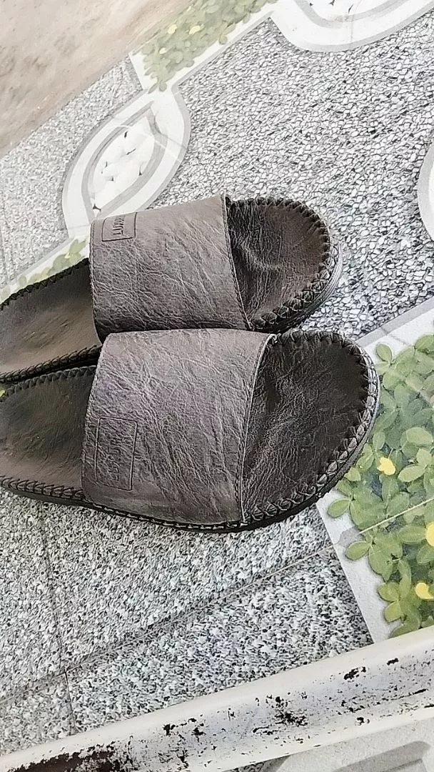 Dép Doctor Quai Ngang Dép Nam Doctor LUXURY Cao Cấp Da Xuất Nhập, Bản Đế Vừa, Đế Cao Su Đúc Khâu Chỉ 'hot' Slipper DéP