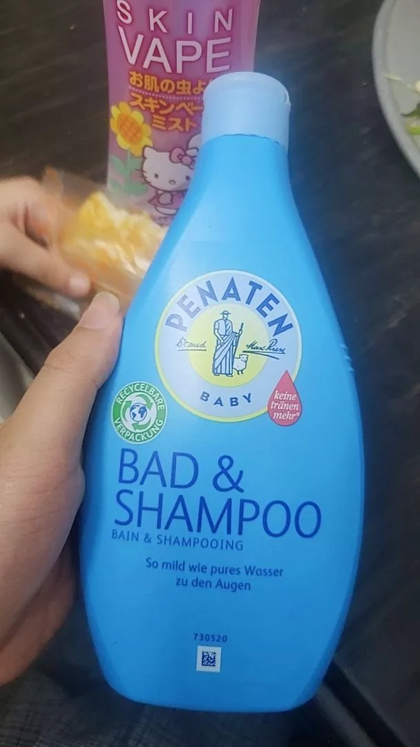 Sữa tắm gội chống cảm cúm Penaten Đức 2in1 giúp giảm ho cảm cúm cho bé 400ml