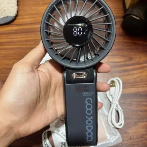 [Tặng vỏ bảo vệ] Quạt mini Goojodoq có màn hình kỹ thuật số LED bảo hành chính thức