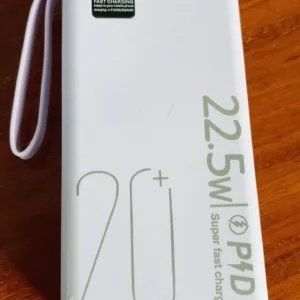 GOOJODOQ Mini Sạc dự phòng 2024 Sạc nhanh 22,5w, Màn hình hiển thị pin 20000 mah, đèn pin độ sáng cao Phụ kiện sạc pin