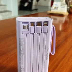 GOOJODOQ Mini Sạc dự phòng 2024 Sạc nhanh 22,5w, Màn hình hiển thị pin 20000 mah, đèn pin độ sáng cao Phụ kiện sạc pin