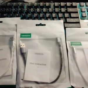 Cáp sạc nhanh UGREEN 3A 18w Type-C USB-C nylon bện thích hợp cho Redmi Xiaomi 13 12 Pro Samsung galaxy s22 one plus