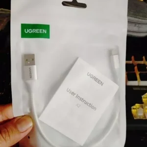 Cáp sạc nhanh UGREEN 3A 18w Type-C USB-C nylon bện thích hợp cho Redmi Xiaomi 13 12 Pro Samsung galaxy s22 one plus