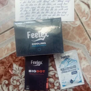 Bao cao su Feelex Bigdot Gân Gai nhiều gel bôi trơn