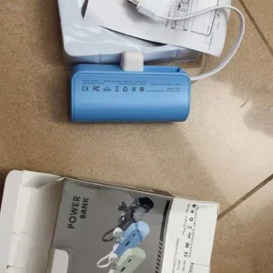 GOOJODOQ 4000mAh Mini Power Bank Sạc di động Type-C và phích cắm cho điện thoại/đồng hồ/tai nghe