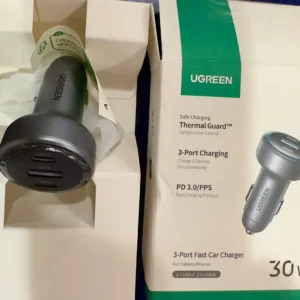 Sạc Xe Hơi UGREEN PD30W USB C Sạc Nhanh Cho iPhone 16 Pro Max 15 Sạc Nhanh Cho Điện Thoại Di Động USB C Xe Hơi