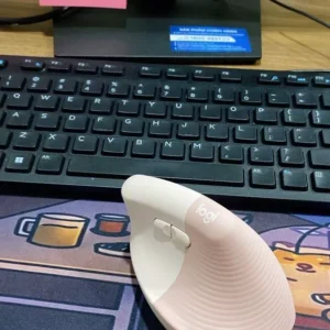Chuột công thái học không dây Logitech Lift Vertical - Bluetooth | USB, giảm ồn, Win/ Mac
