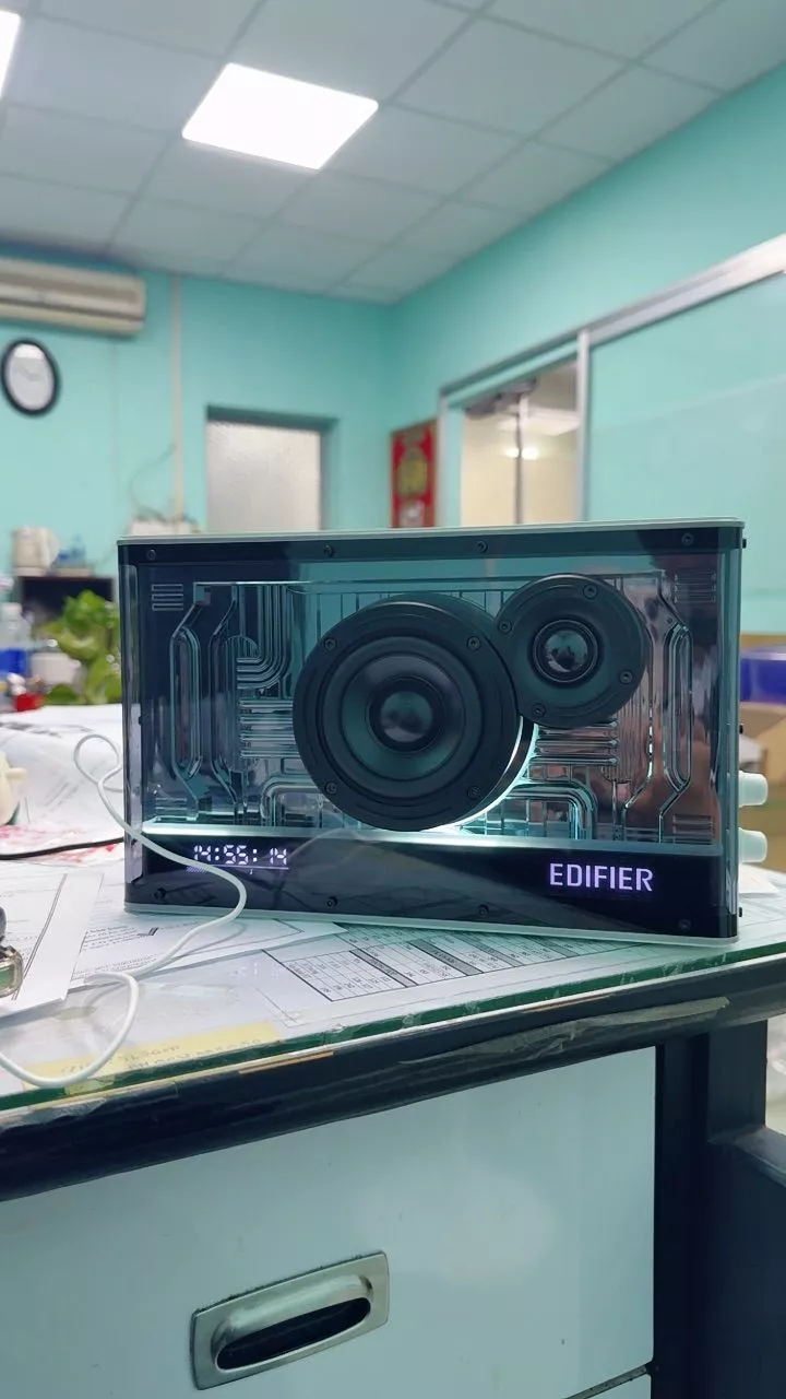 Loa Máy Tính Để Bàn EDIFIER QD35/QD25 - Công suất 40W - Thiết kế trong suốt - Tích Hợp Sạc GaN - 15 Tháng Bảo Hành