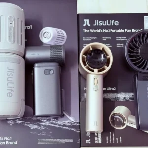 Quạt ngoài trời đa năng 3 in 1 13500mAh Jisulife Ultra1 | Tích hợp đèn pin và sạc qua USB-A/USB-C | BH 12 tháng 1 đổi 1