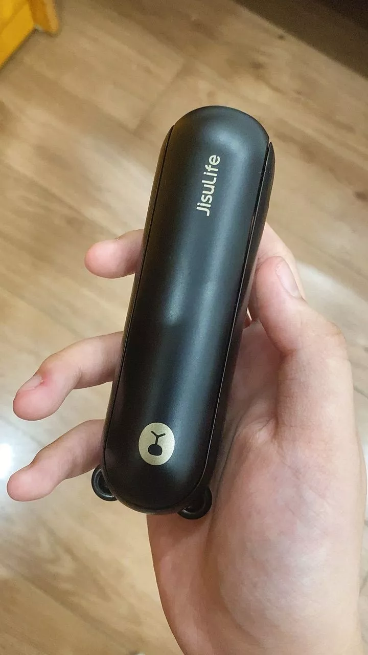 Quạt Cầm Tay Mini 3 Trong 1 JISULIFE F8 2000mAh Tích Hợp Sạc Dự Phòng, Đèn Pin Siêu Sáng Chính Hãng - Bảo Hành 12 Tháng