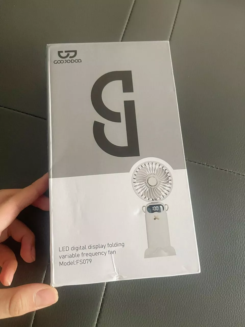 Quạt mini GOOJODOQ quạt cầm tay đa chức năng ba trong một có đế có thể tháo rời