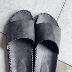 Dép Doctor Quai Ngang Dép Nam Doctor LUXURY Cao Cấp Da Xuất Nhập, Bản Đế Vừa, Đế Cao Su Đúc Khâu Chỉ 'hot' Slipper DéP
