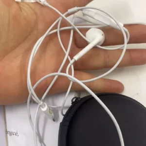 Tai nghe có dây Jack dẹt zin bóc máy, không cần bluetooth chính hãng | Bảo hành 12 tháng