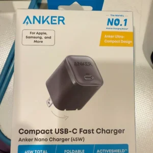 [Samsung/iPhone 15-17/Macbook] Củ sạc nhanh Anker Nano 45W | 1 cổng USB-C | Chân gập nhỏ gọn | Sạc nhanh an toàn - A2692
