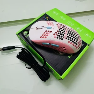 Chuột Gaming M8 6400 DPI Có dây Có LED RGB - Thiết kế tổ ong - chip xử lý Linglyang 199