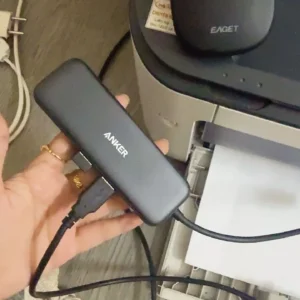 Hub chuyển đổi ANKER 332 USB-C 5in1 | HDMI 4K / USB-C 5 Gbps / 2*USB-A 5 Gbps / sạc PD input 100W - A8355