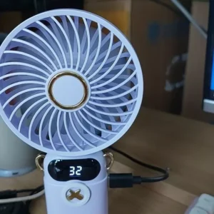 Quạt mini GOOJODOQ quạt cầm tay đa chức năng ba trong một có đế có thể tháo rời