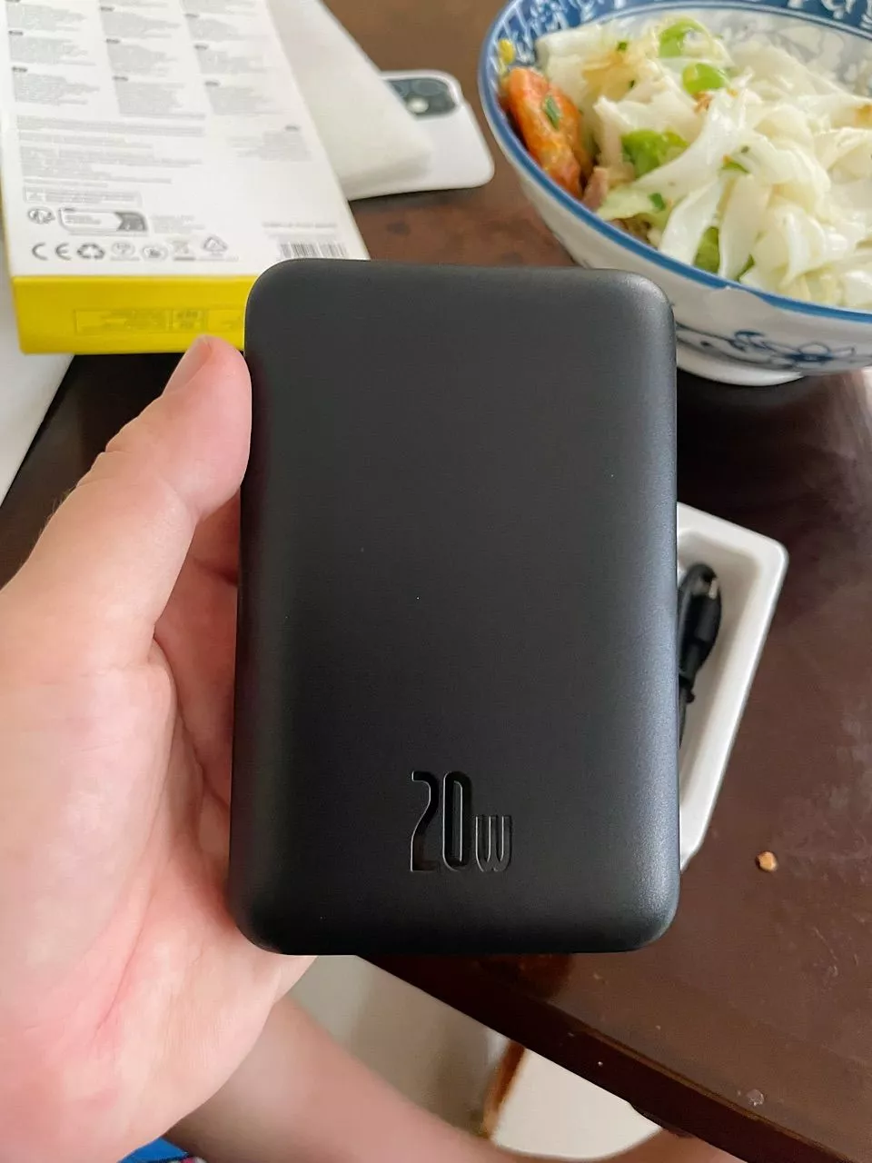 Pin sạc dự phòng không dây FM11 22.5W BASEUS 10000mah mini có nam châm thích hợp cho phone
