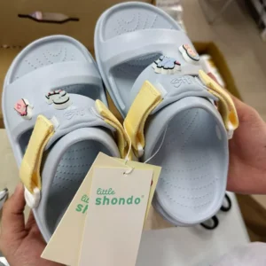 Giày Sandal Bé Trai Bé Gái FX Chất Nhựa Đúc Cao Cấp Chống Trơn Trượt, Không Thấm Nước Shondo Nhiều Màu