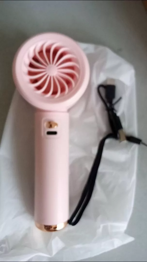 【Tặng Dây Đeo + Dây Sạc】Quạt Cầm Tay Turbo Tốc Độ Gió Cực Mạnh - Quạt Làm Mát Nhanh,Quạt tích điện mini pin cao 5000 mah