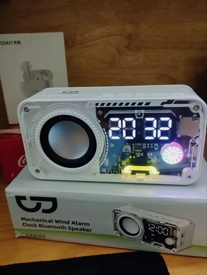GOOJODOQ Loa Bluetooth LED 5.3 Hệ thống âm thanh vòm Loa đa chức năng RGB Có thể kết nối với máy tính để bàn / máy tính xách tay / TV / loa điện thoại di động / hỗ trợ kết nối có dây