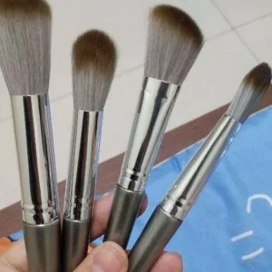 14 Cái/Bộ Cọ Trang Điểm Chuyên Dụng Kèm Kéo Đầu Lông Mịn Mềm Mại Dễ Sử Dụng