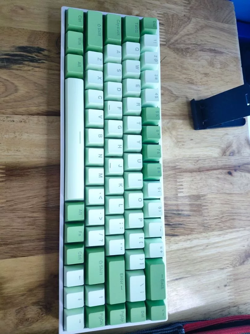 Bàn phím cơ Bluetooth Không dây Leaven K68 - Led RGB - Có hot-swap - Keycap Xuyên LED - Có APP tùy chỉnh