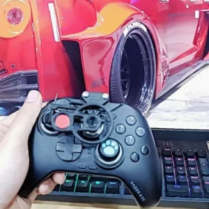 Phụ kiện vô lăng in 3D cho tay cầm chơi game – Biến tay cầm thành vô lăng đua xe chân thực