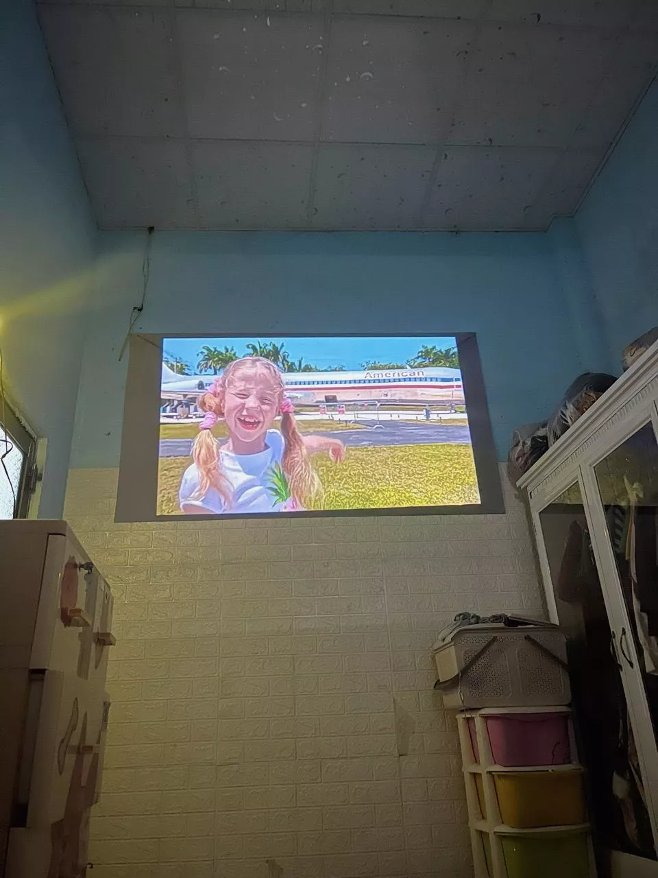 Màn hình máy chiếu GOOJODOQ HD chống chói hỗ trợ chất liệu chống rách 2K/4K