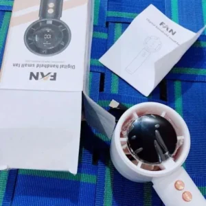 Quạt Minu cầm tay N68 5000mAh, gió mạnh 100 Turbo, hiển thị pin có kèm sạc di dộng