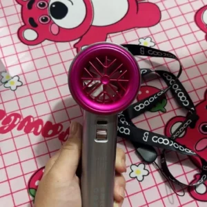 【Tặng quà/Bảo hành nửa năm】GOOJODOQ Quạt Turbo Jet 3600 mAh có thể sạc lại, cầm tay, di động, gió mạnh, tốc độ cao 100 vòng/phút