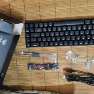 Bàn phím cơ gaming AULA WIN68 - Magetic Switch - Rapid Trigger - Led RGB - Có APP tùy chỉnh - Tặng kèm móc cài