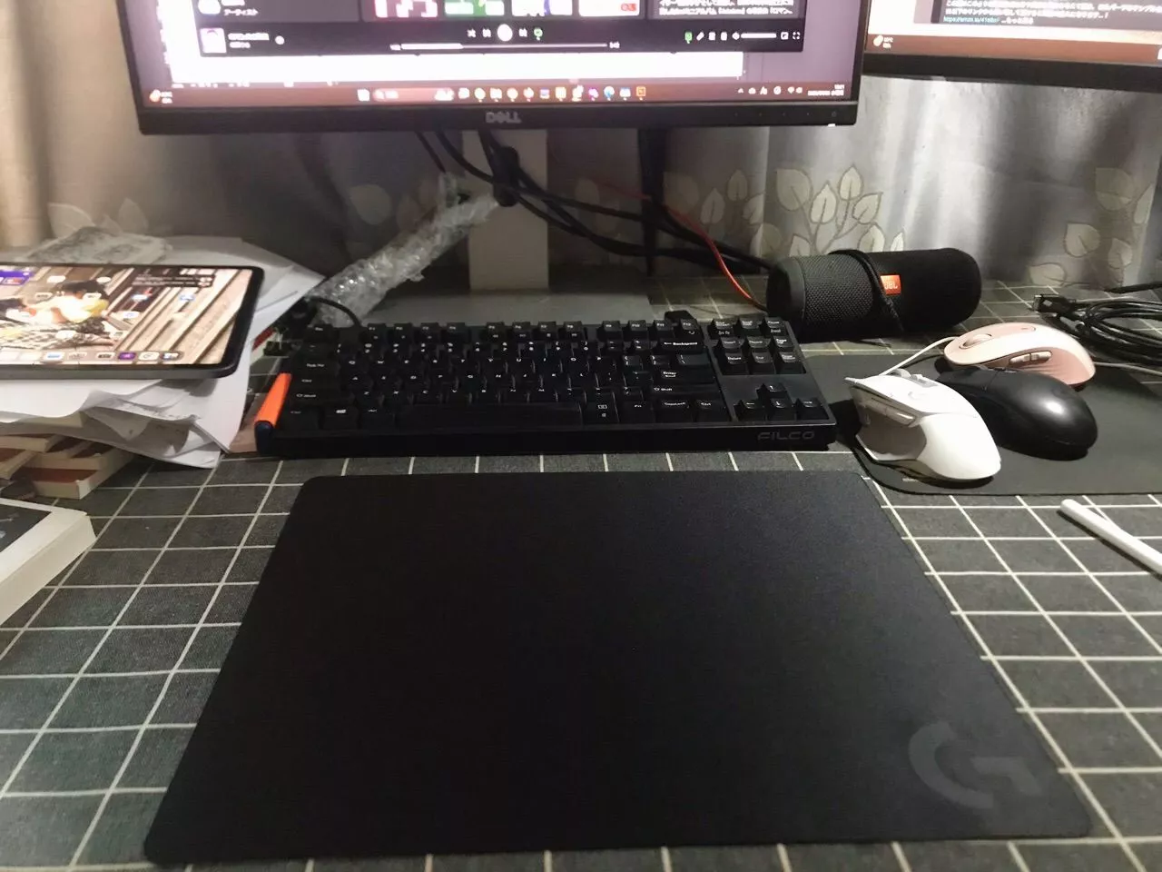 Bàn di, lót chuột gaming Logitech G240 - Bề mặt vải, ma sát tốt, chống trượt