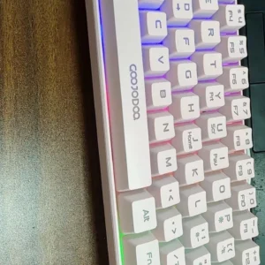 Bàn phím có dây Goojodoq 68 phím thiết kế tiện dụng với đèn RGB tương thích với nhiều hệ thống