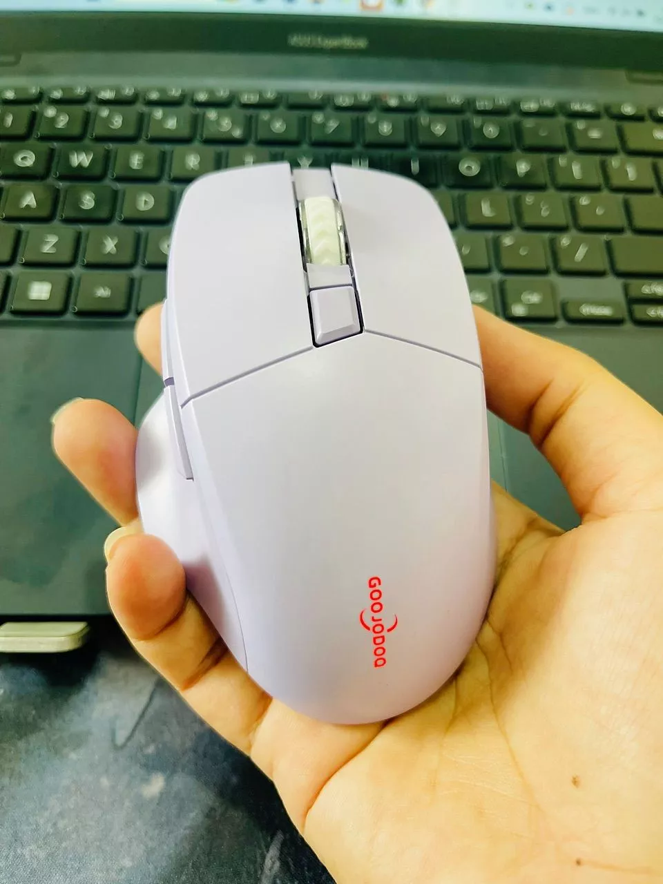 Chuột không dây GOOJODOQ Bluetooth 4000DPI Máy tính USB 2.4GHz Công thái học cho chơi game