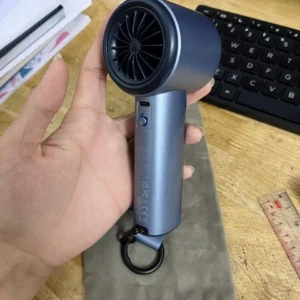 Quạt Cầm Tay Cao Cấp JISULIFE FA53 Pro1 ABS và Pro1 S - Con Lăn Tốc Độ - Đèn LED Hiển Thị - Sử Dụng Đến 15H BH 12 Tháng