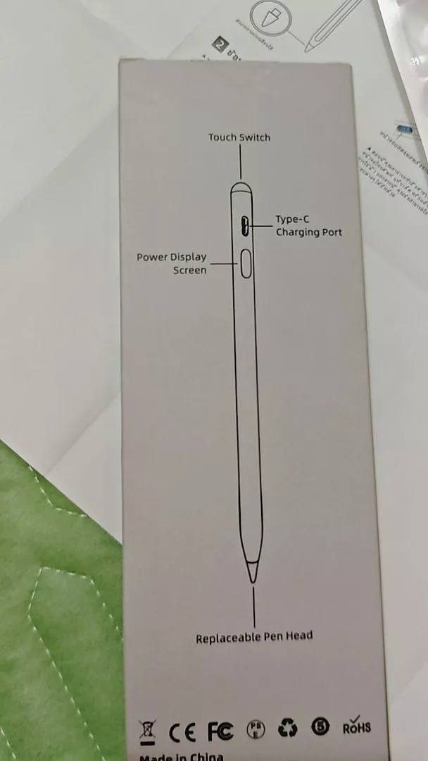 bút cảm ứng đa chức năng GOOJODOQ có đèn báo pin, phù hợp với máy tính bảng Xiaomi, Huawei,PAD và điện thoại di động